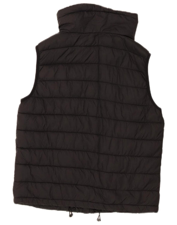 Gilet imbottito da donna Zara UK 14 medio in nylon nero
