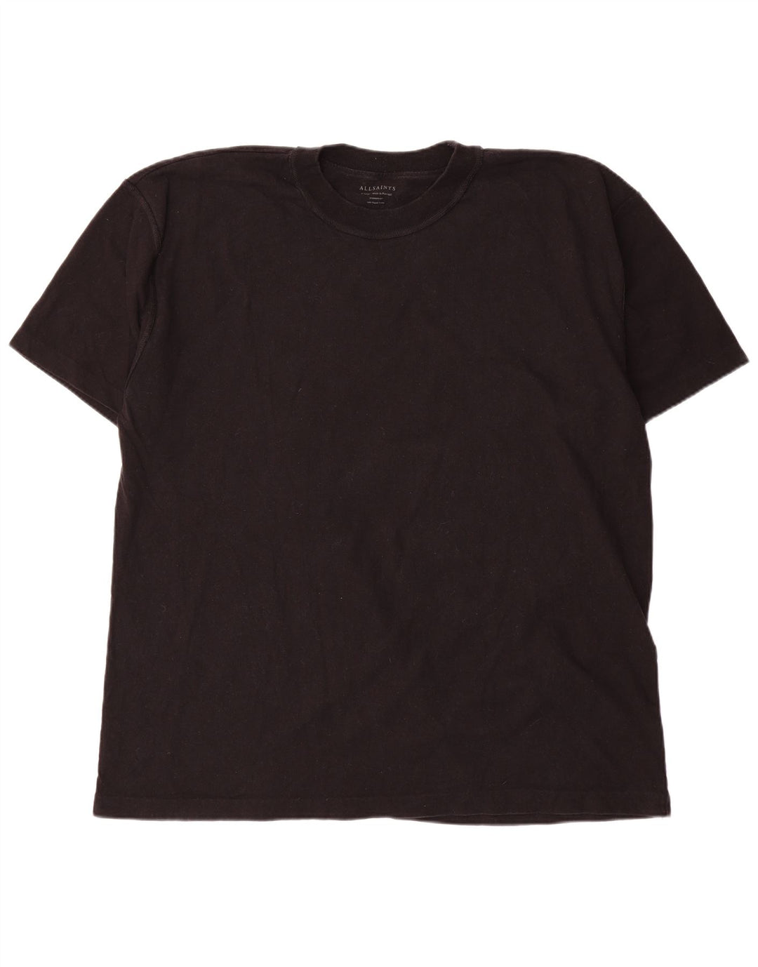 Maglietta da uomo All Saints Top XL in cotone nero