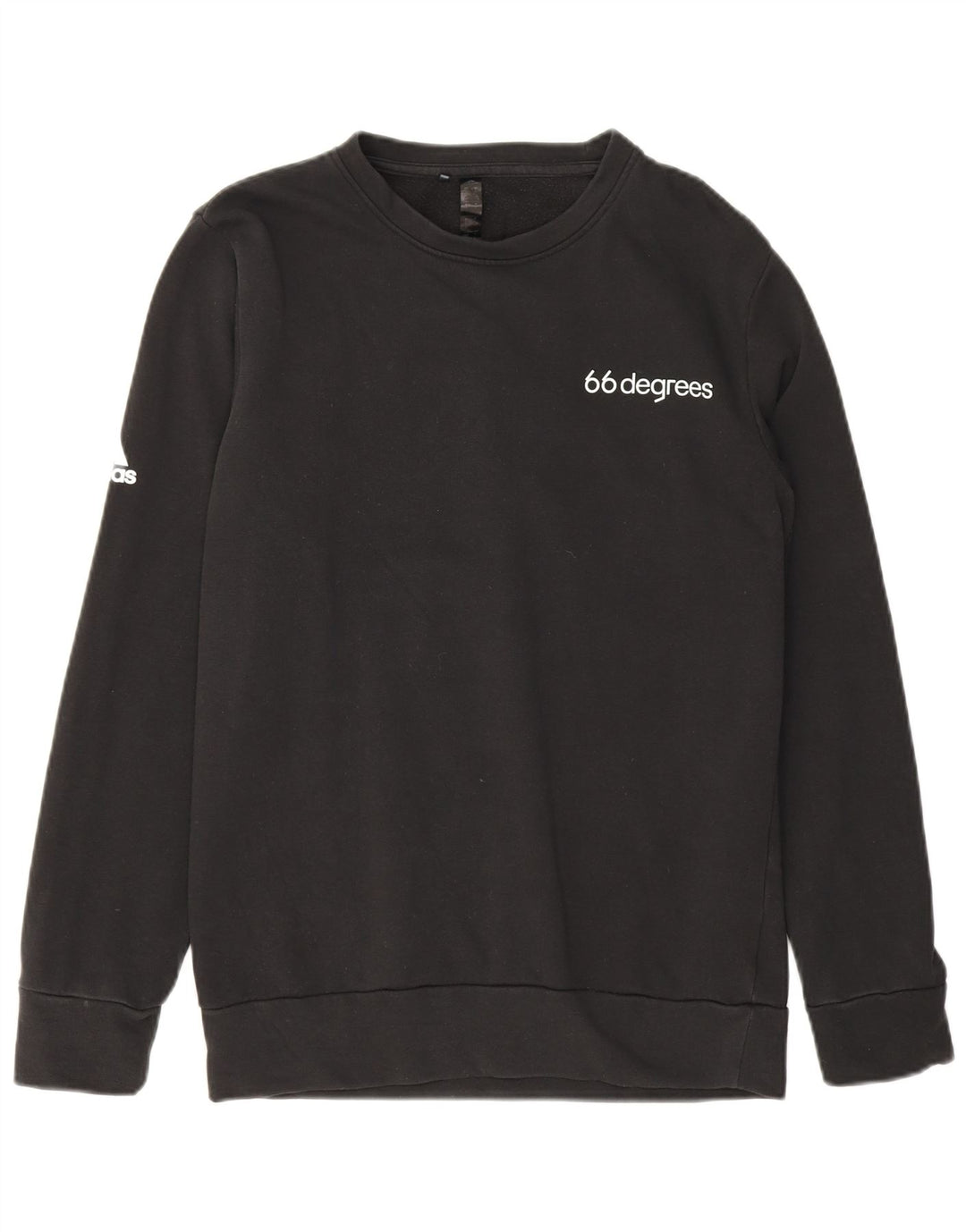Felpa grafica da uomo Adidas Maglione piccolo cotone nero