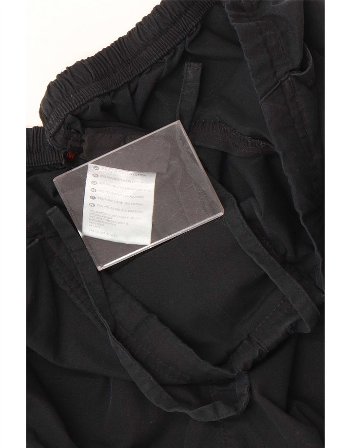 Pantaloni cargo dritti da uomo Dickies medi W30 L30 poliestere nero