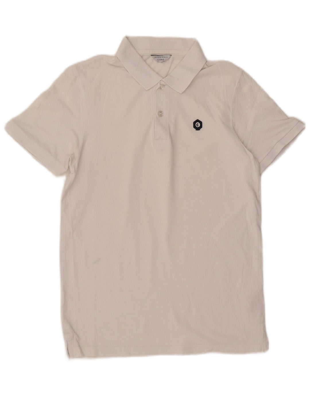 Polo da uomo Jack & Jones piccola in cotone bianco