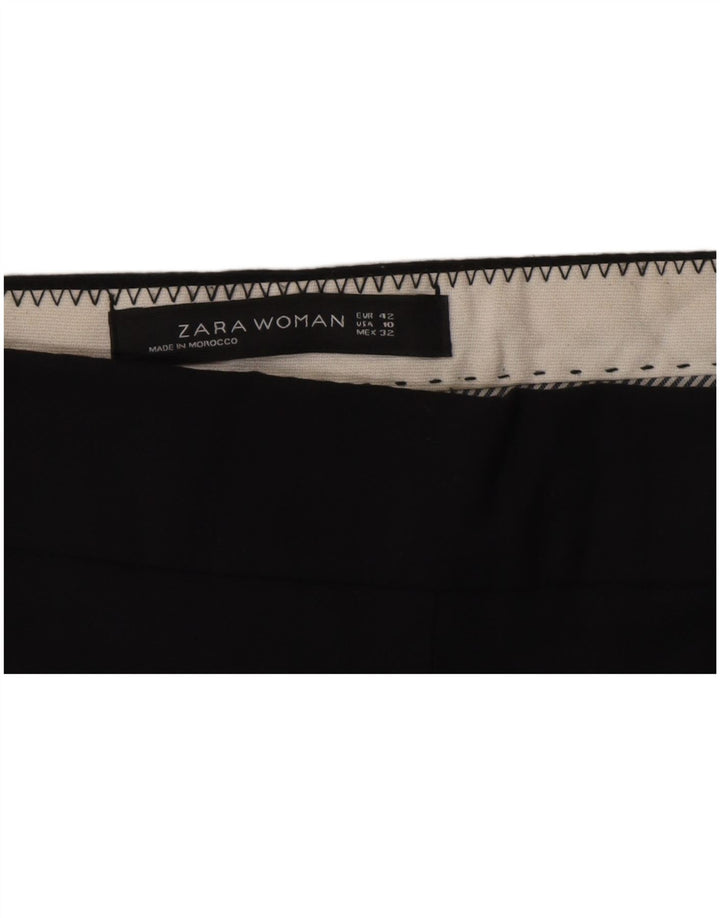Pantaloni chino bootcut da donna Zara IT 42 Large W32 L26 Neri