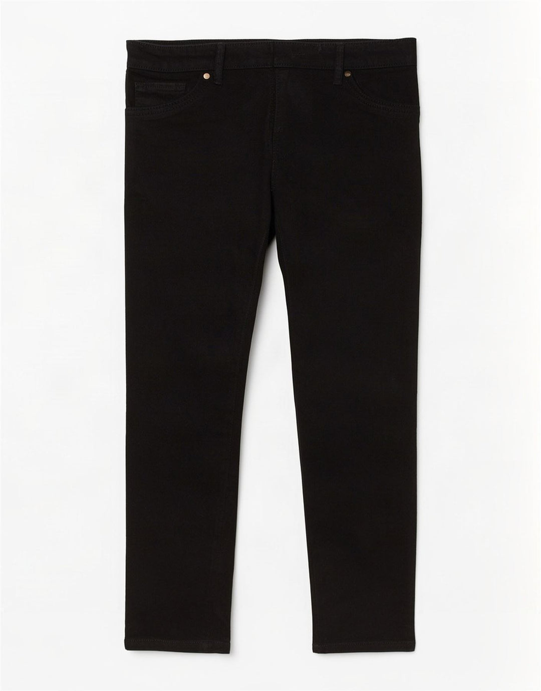 Jeans crop slim da donna Marks & Spencer UK 12 medio W30 L26 cotone nero