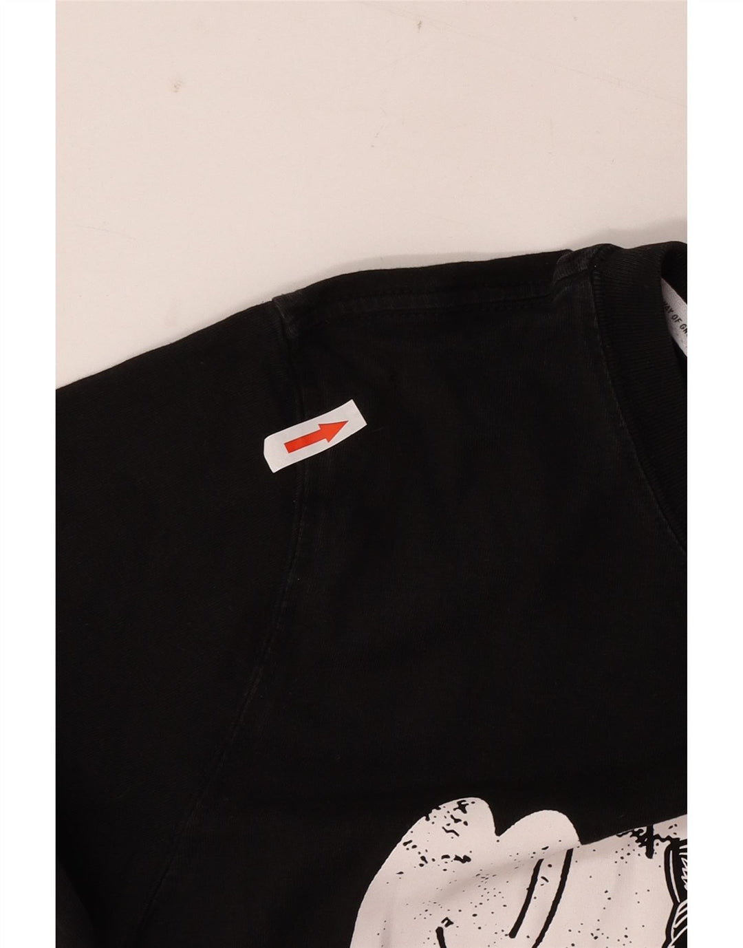 T-shirt grafica da uomo Puma Top Small in cotone nero