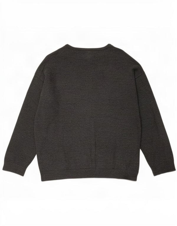 Maglione Zara Bambina con Scollo a Barca 13-14 Anni in Viscosa Grigia