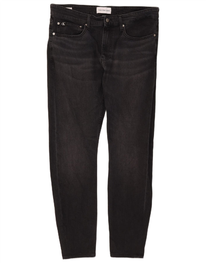 Jeans slim da uomo Calvin Klein W33 L32 cotone nero