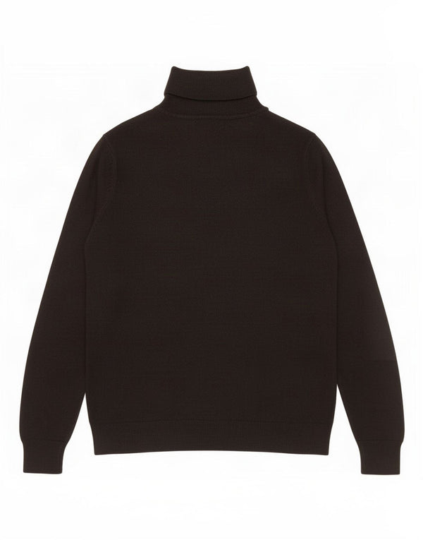 Maglione maglione a collo alto da donna Marks & Spencer UK 14 grande acrilico grigio
