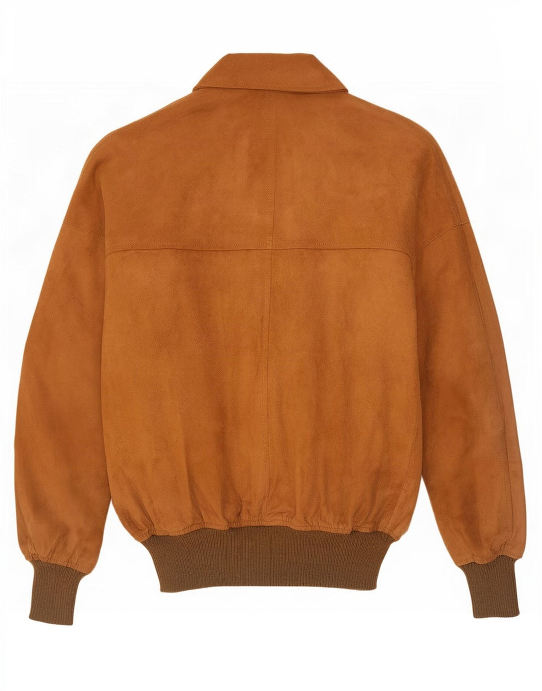 Giubbotto bomber da uomo in pelle scamosciata Maren IT 50 Large in pelle beige