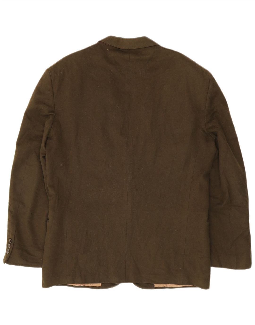 Giacca blazer da uomo a 2 bottoni Valentino UK 38 media lana vergine kaki