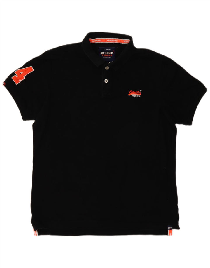 Polo grafica da uomo Superdry 3XL cotone nero