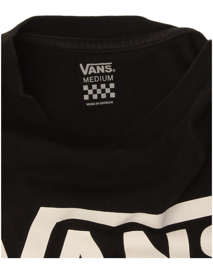T-shirt grafica corta da donna Vans UK 12 media nera
