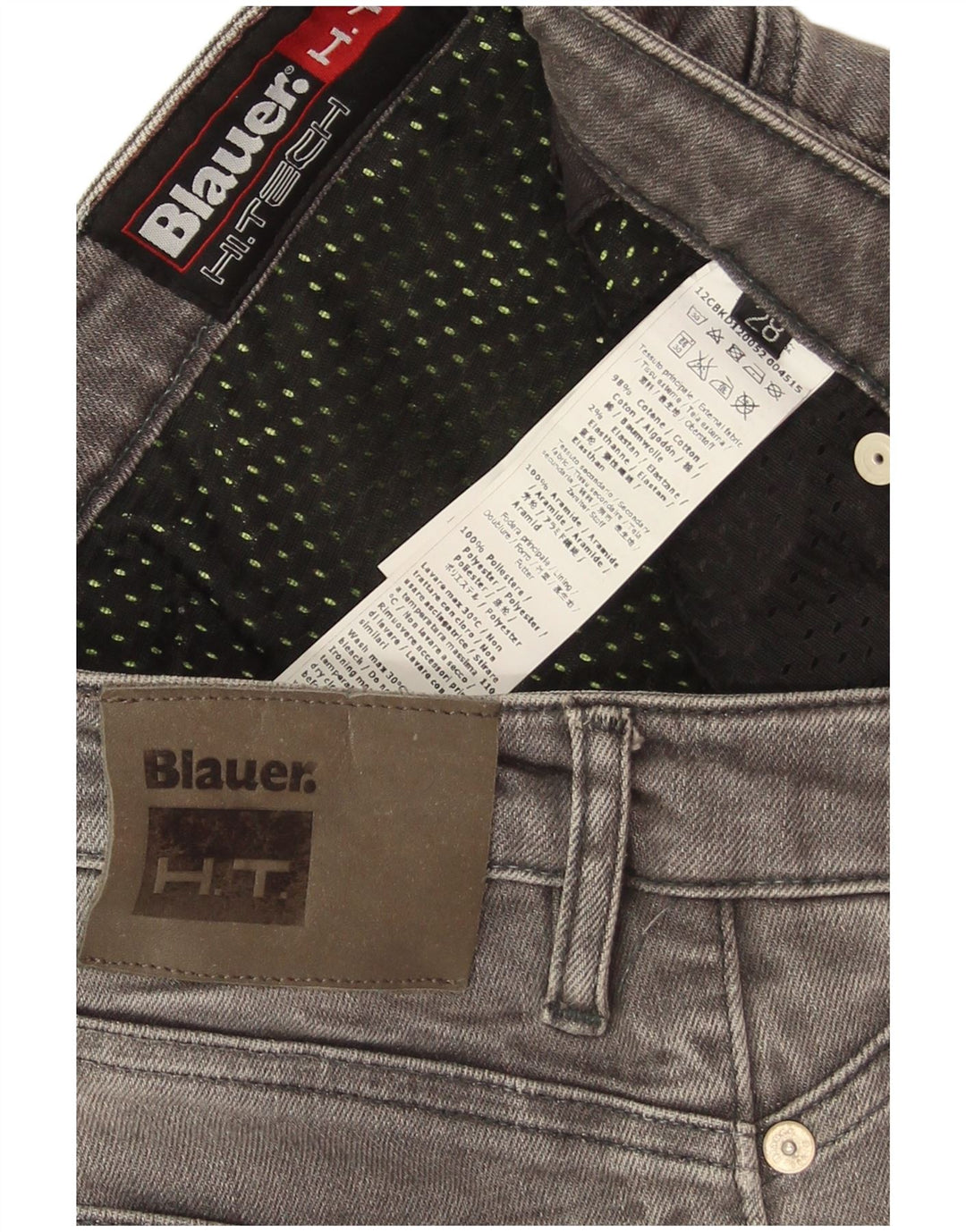 Jeans skinny da donna Blauer W28 L29 cotone grigio