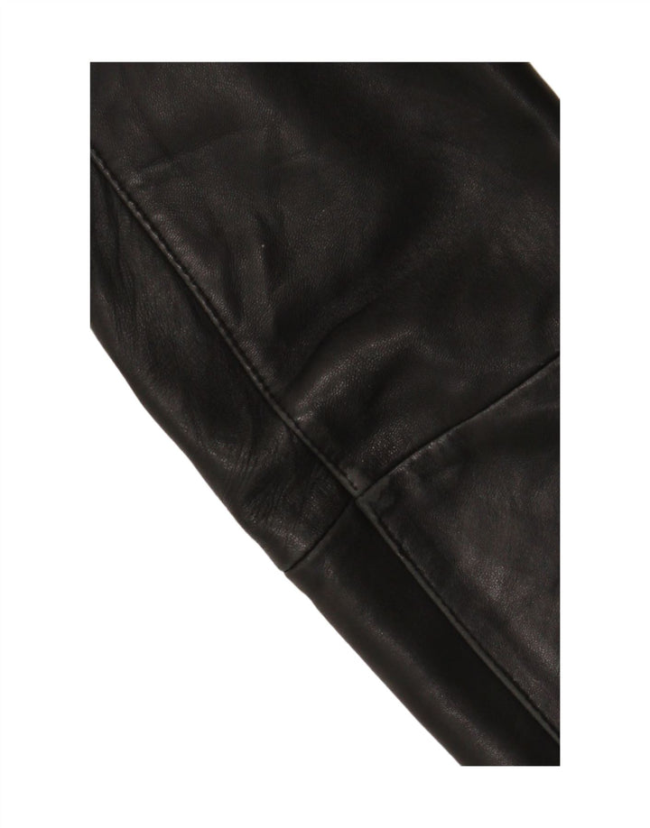 Giacca in pelle da uomo Bata UK 42 XL Nera