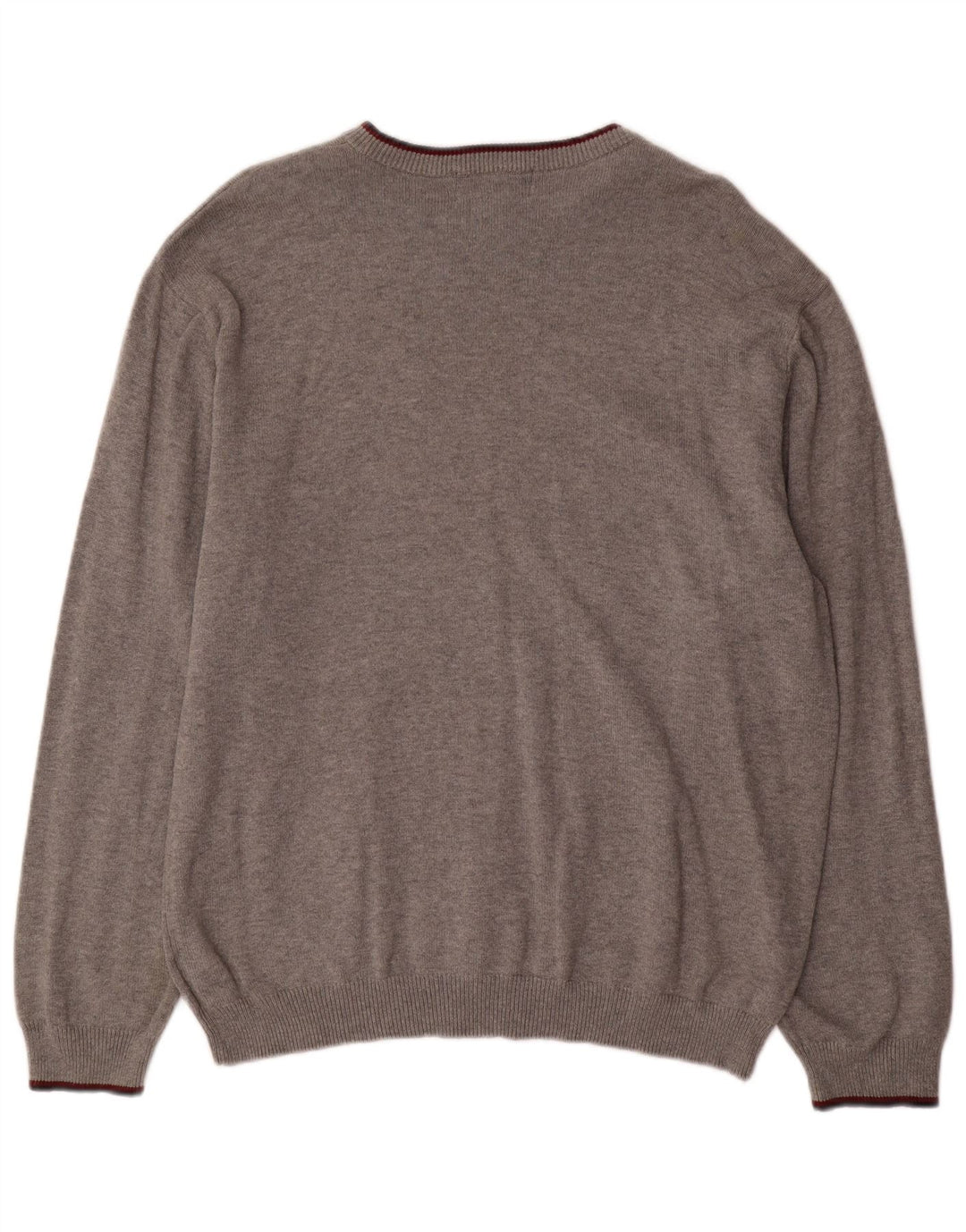 CHAPS Mens Crew Neck Jumper Sweater Large Grey