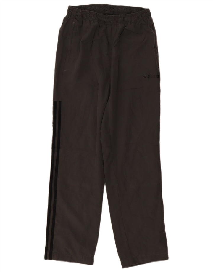 Pantaloni da tuta Adidas da uomo piccoli in poliestere grigio