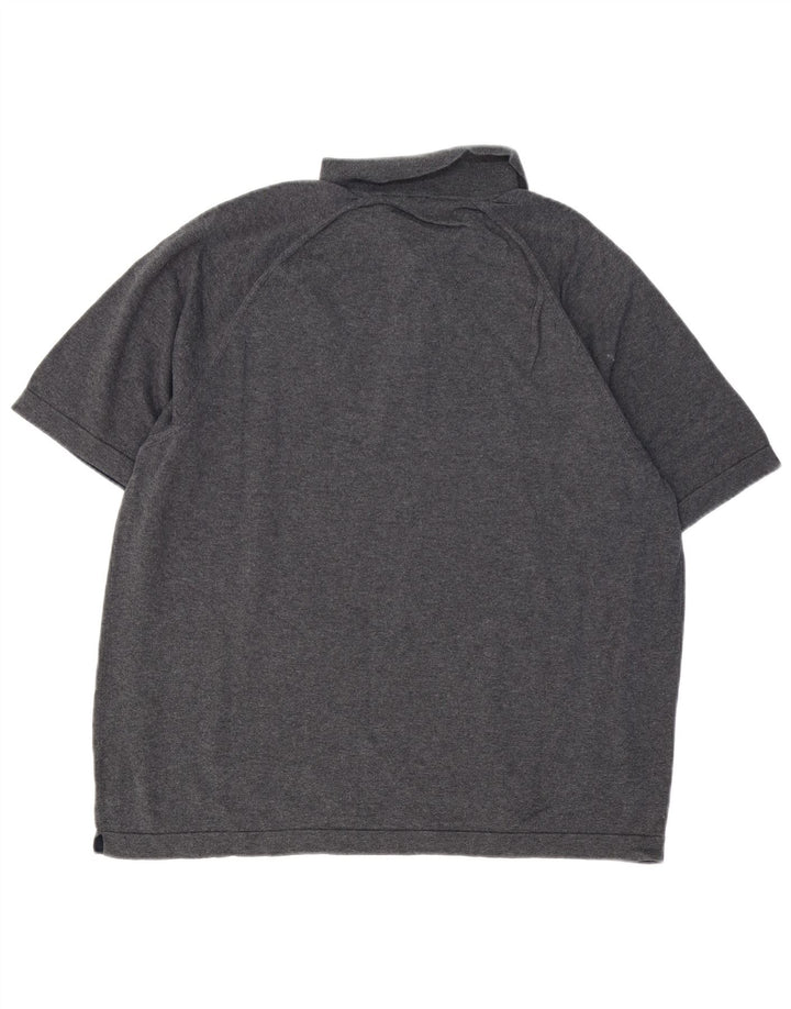 Polo GAP da uomo grande in cotone grigio