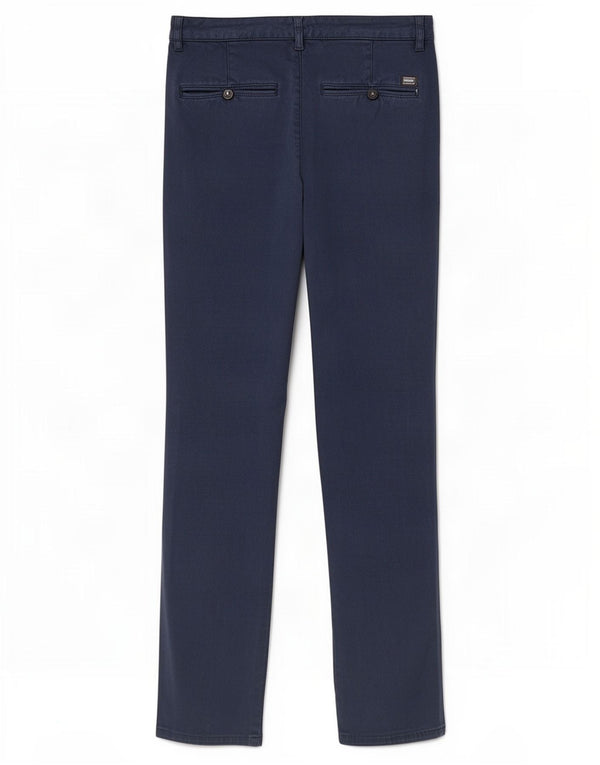 Pantaloni chino slim da uomo Zara EU 36 XS W29 L32 Blu navy