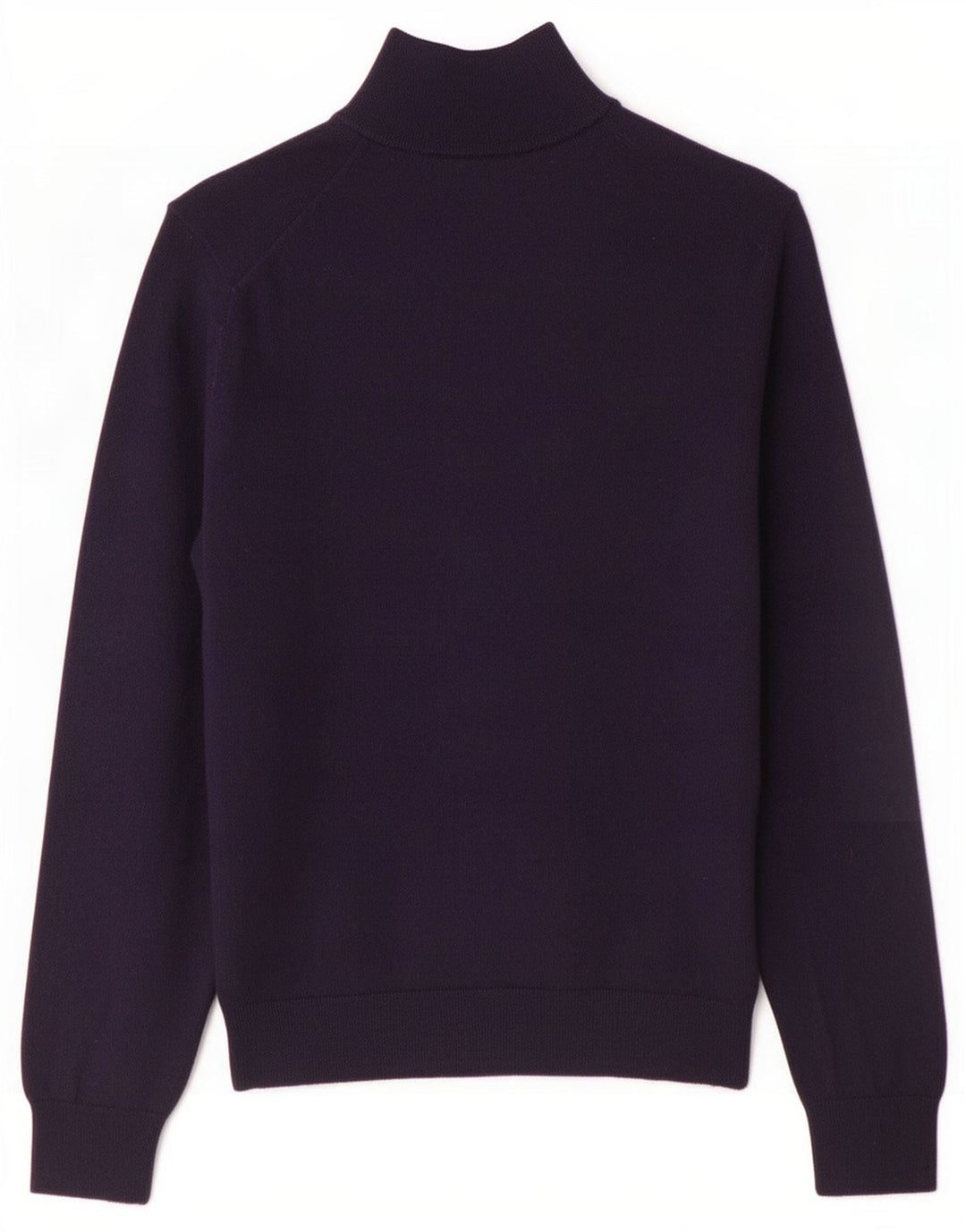 Gant Maglione da uomo con zip e collo, grande, in lana blu navy