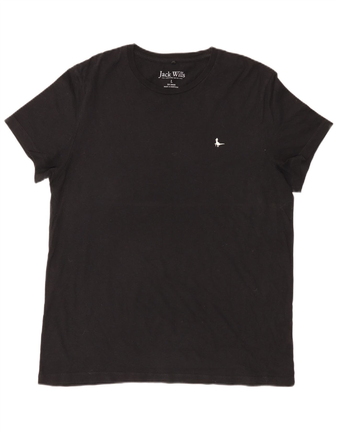 T-shirt da uomo Jack Wills Top grande in cotone nero
