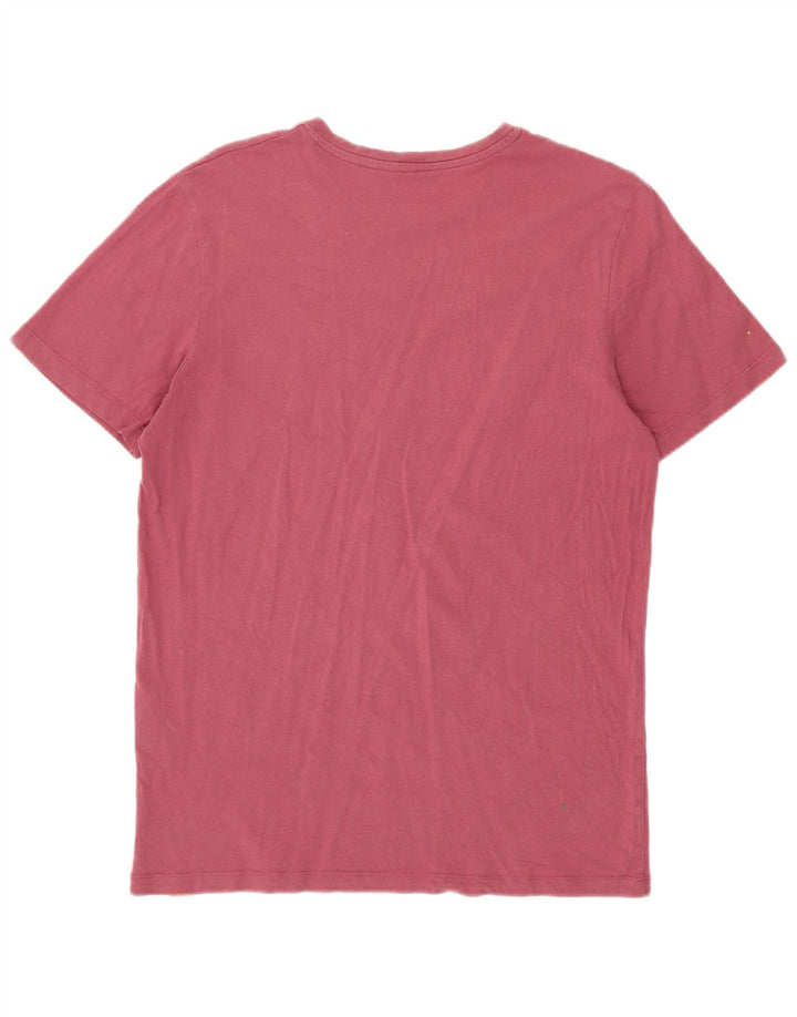 JACK & JONES T-shirt grafica da uomo in cotone bordeaux medio