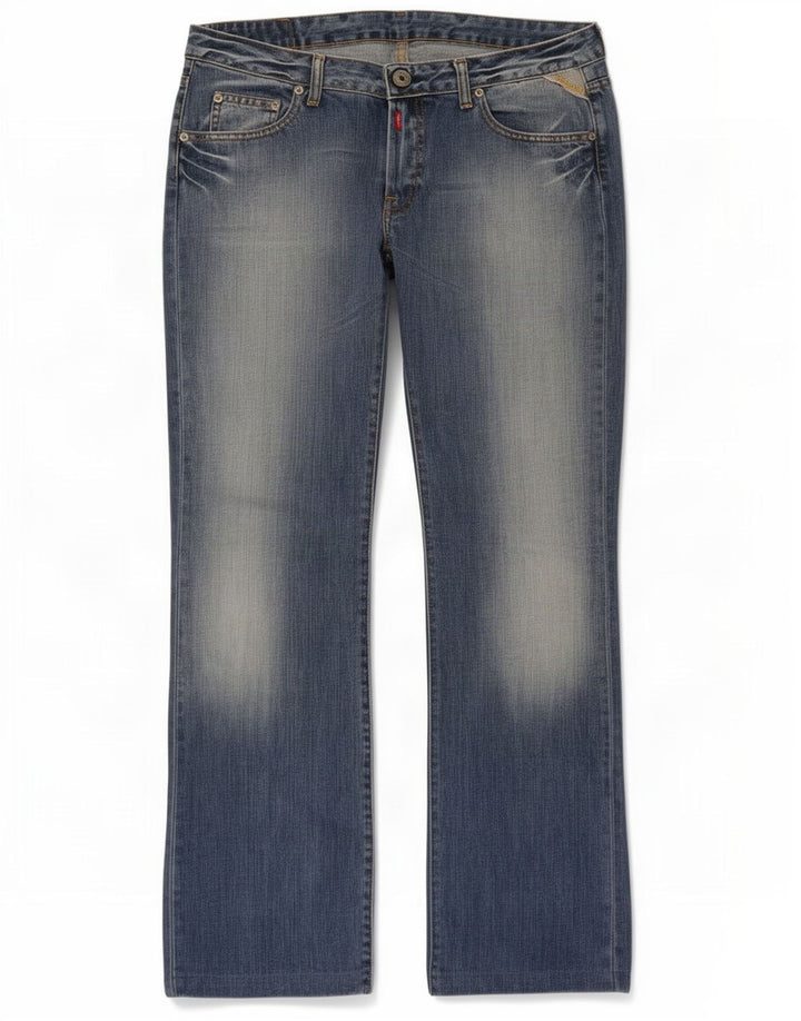 Jeans bootcut da donna Replay W32 L34 cotone blu