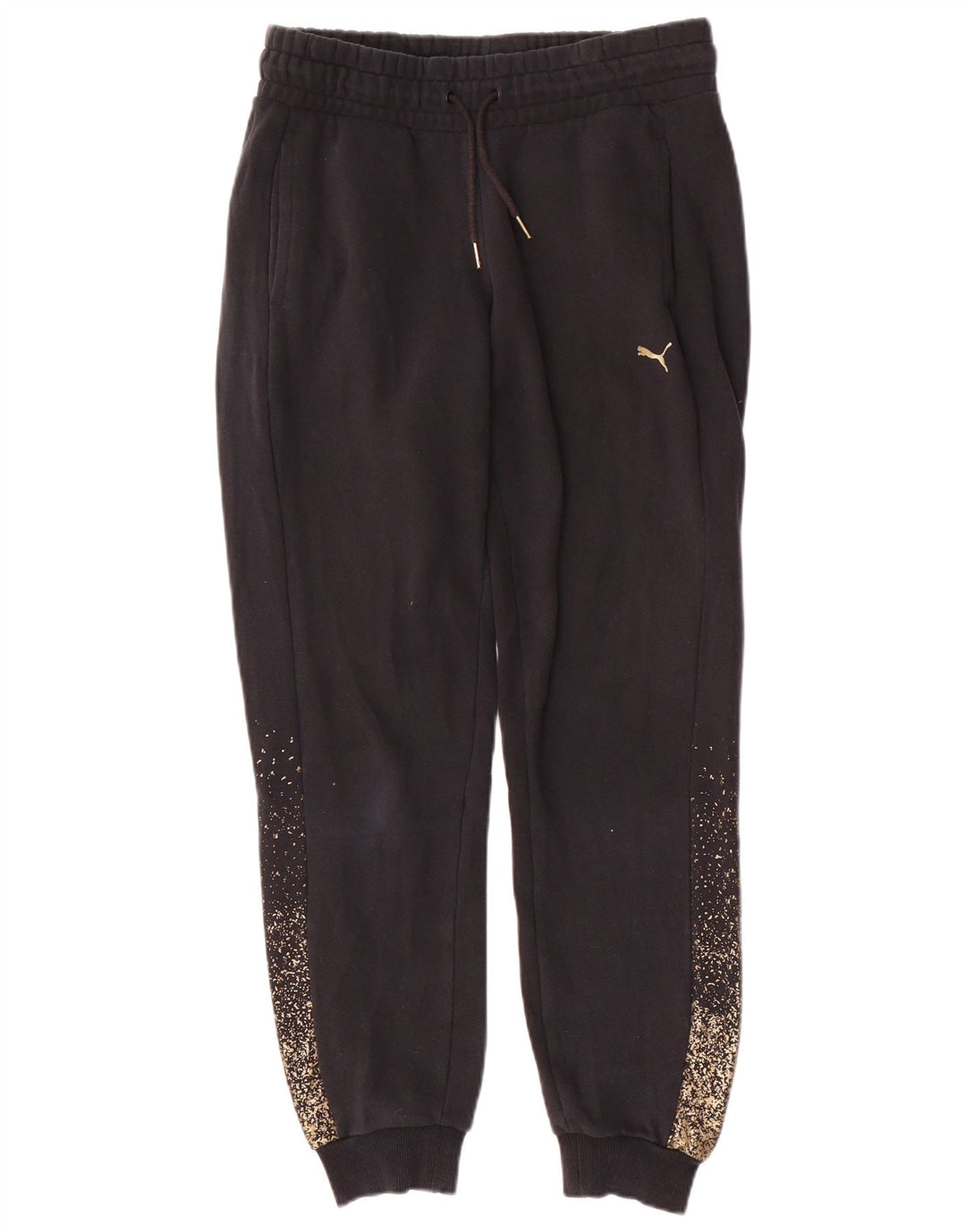 Tuta intera con cappuccio da donna Puma UK 14 media nera maculata