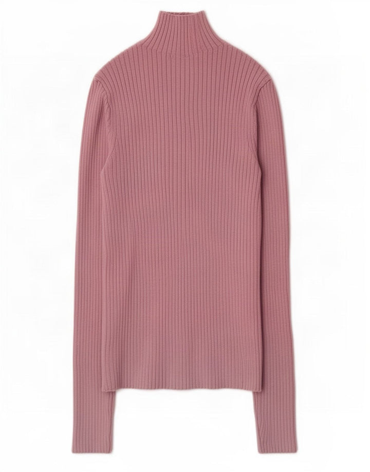 Top Zara da donna a maniche lunghe UK 14 grande rosa