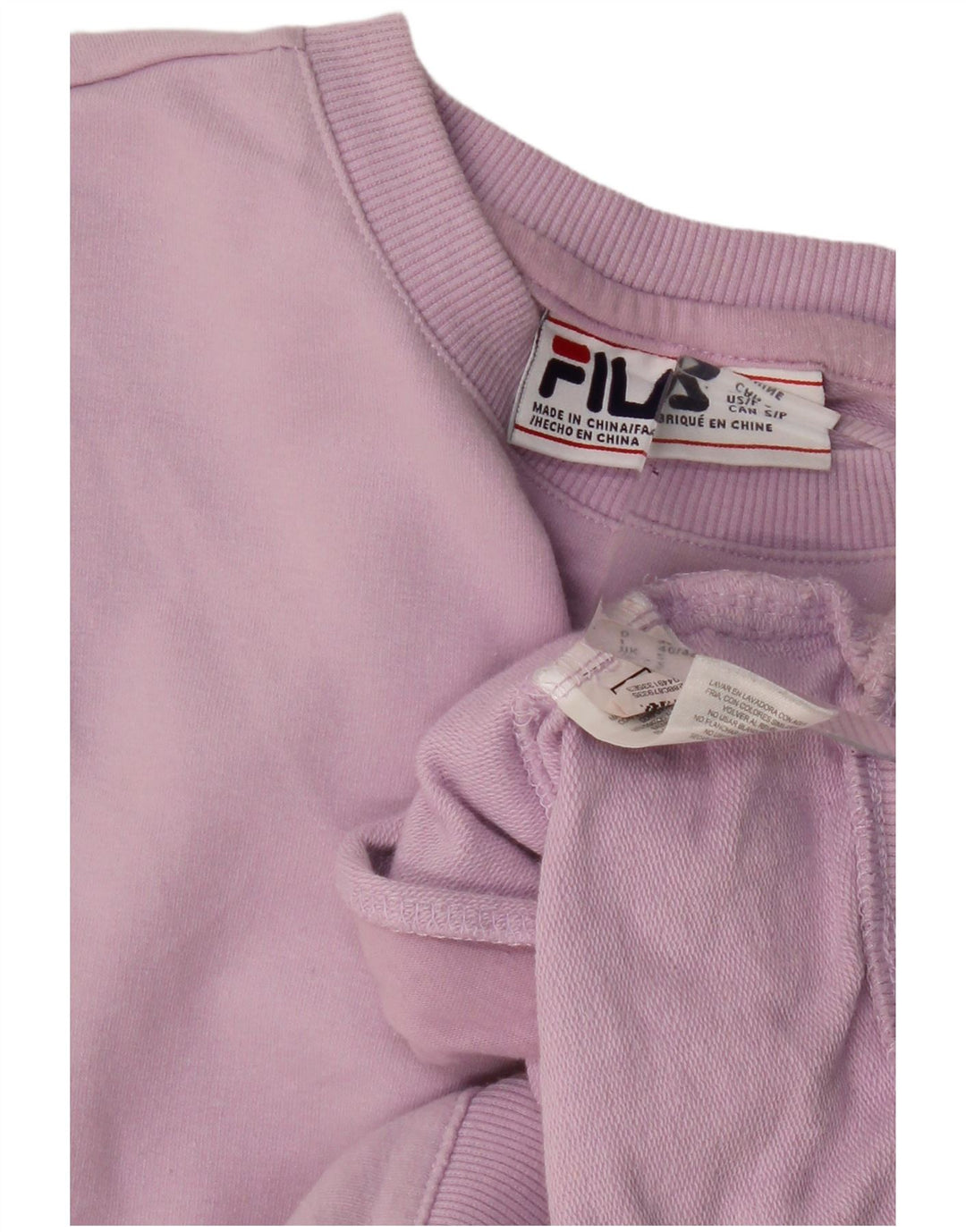Maglione oversize da donna FILA UK 10 piccolo cotone viola