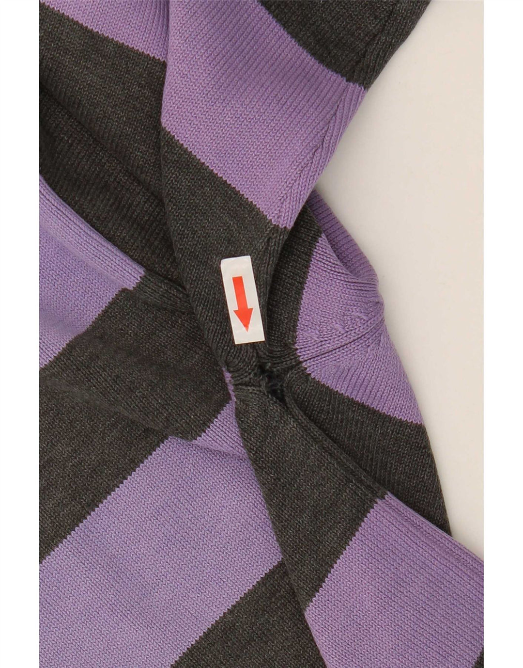 Jack & Jones Maglione da uomo con scollo a V a righe viola medio