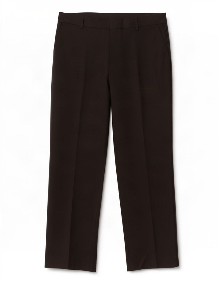 Pantaloni casual dritti da uomo Marks & Spencer W34 L29 poliestere nero