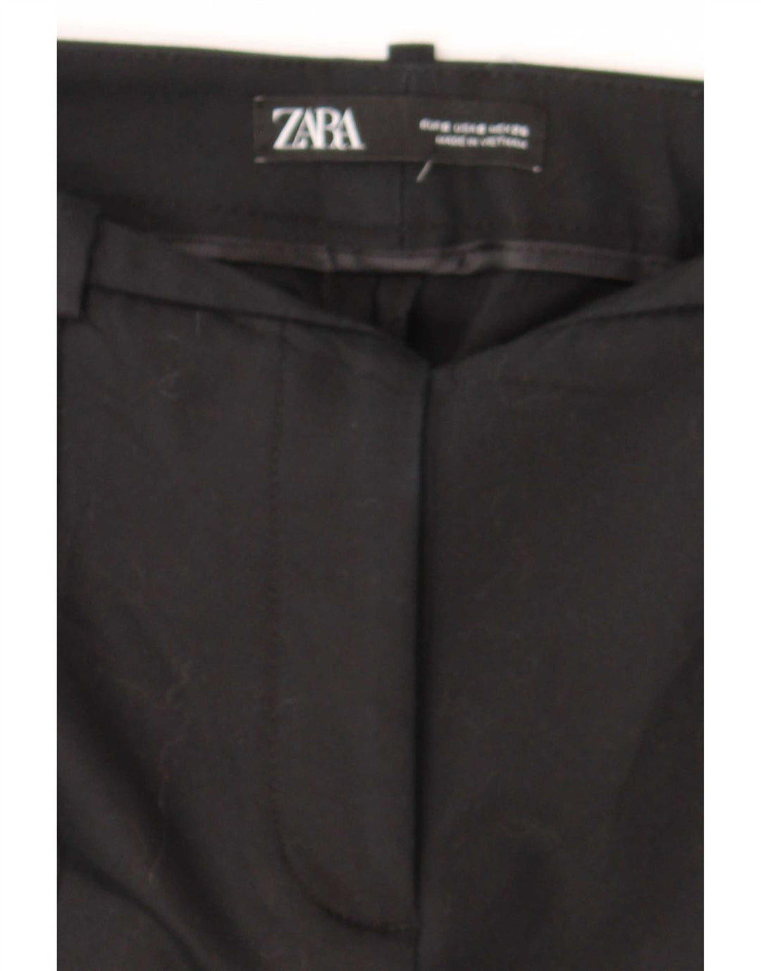 Pantaloni da abito slim Zara da donna piccoli W26 L26 neri