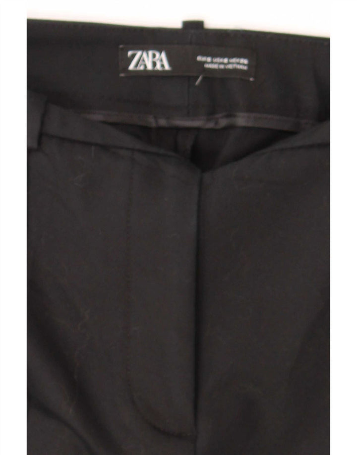 Pantaloni da abito slim Zara da donna piccoli W26 L26 neri