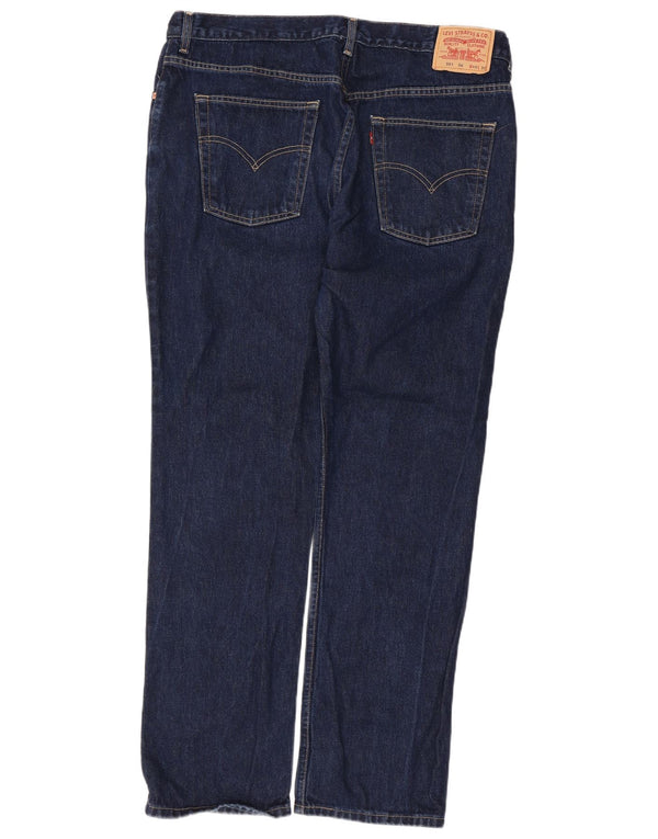 Levi's Uomo 581 Jeans dritti W40 L32 Blu Navy