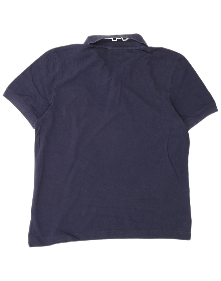 Polo grafica da uomo Kappa Large blu navy