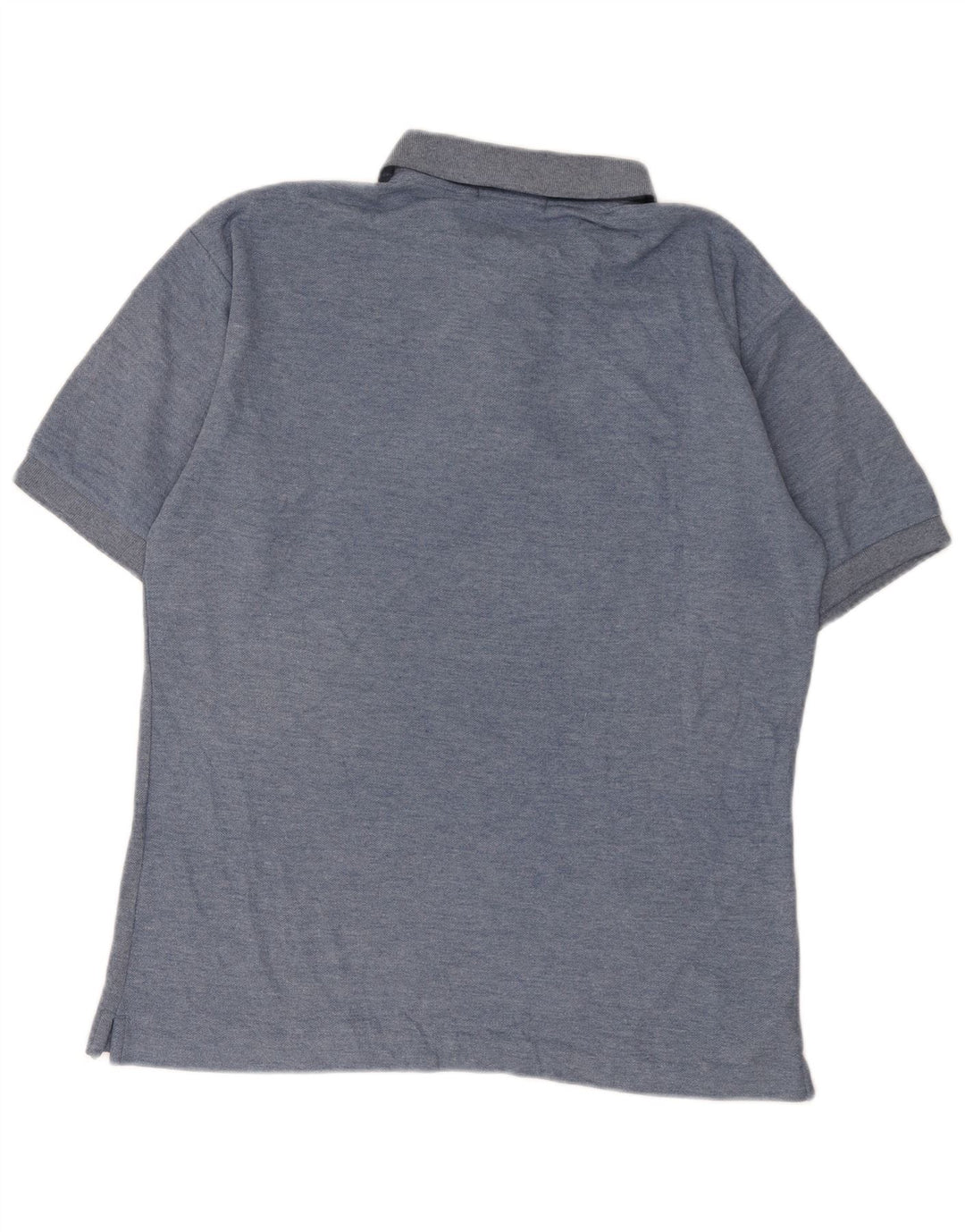 Polo da uomo Fila IT 46 Small in cotone screziato blu