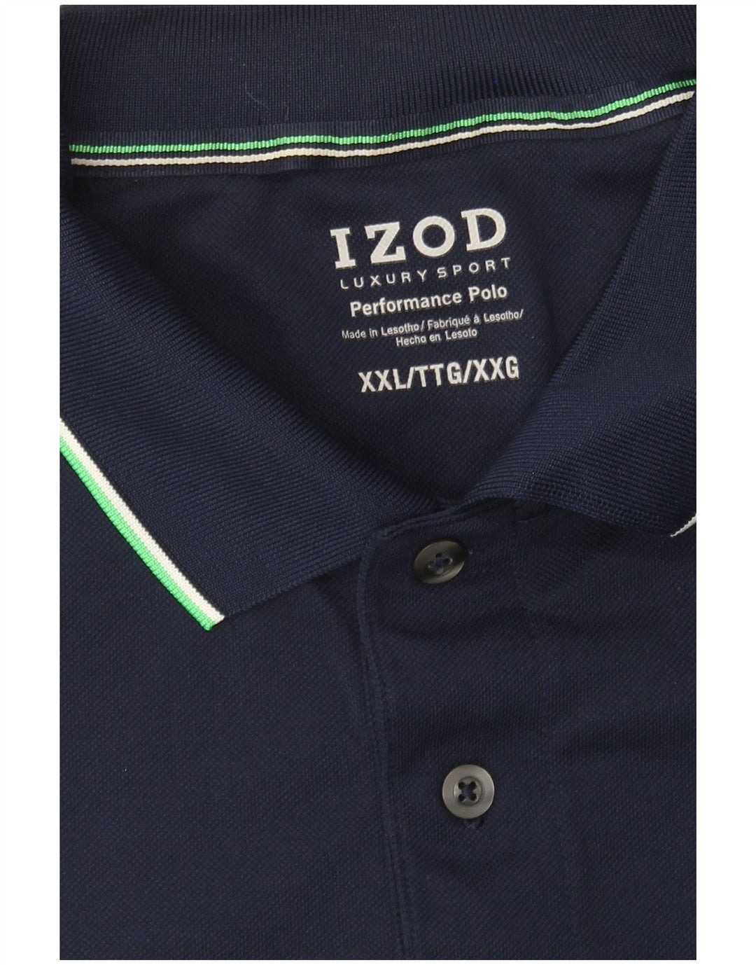 Polo da uomo Izod 2XL Blu navy