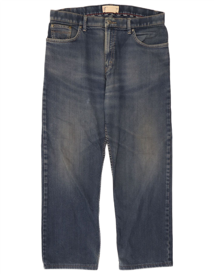 Jeans dritti da donna Marks & Spencer W34 L25 cotone blu