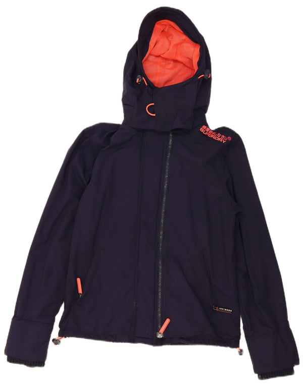 Giacca a vento da donna Superdry Windcheater UK 14 medio blu navy