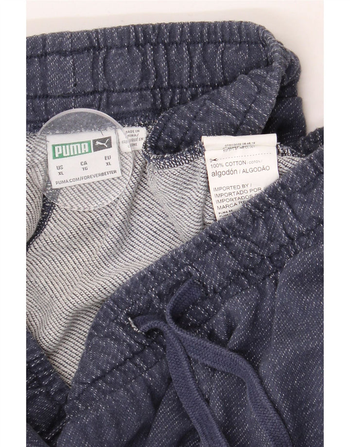 Pantaloni da tuta da uomo PUMA Joggers XL blu navy in cotone