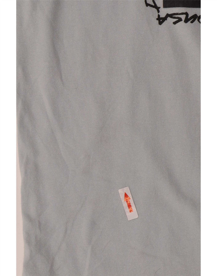 T-shirt con grafica DC per ragazzi, 13-14 anni, grande, in cotone grigio