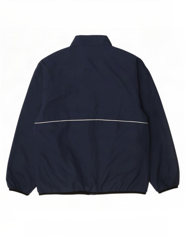 Giacca antipioggia da uomo Reebok UK 42 XL blu navy poliestere