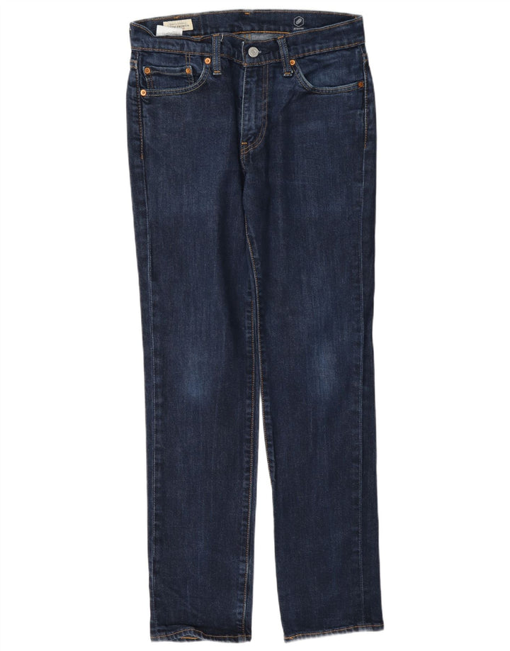 Levi's Uomo 511 Slim Jeans W30 L32 Blu Navy Cotone