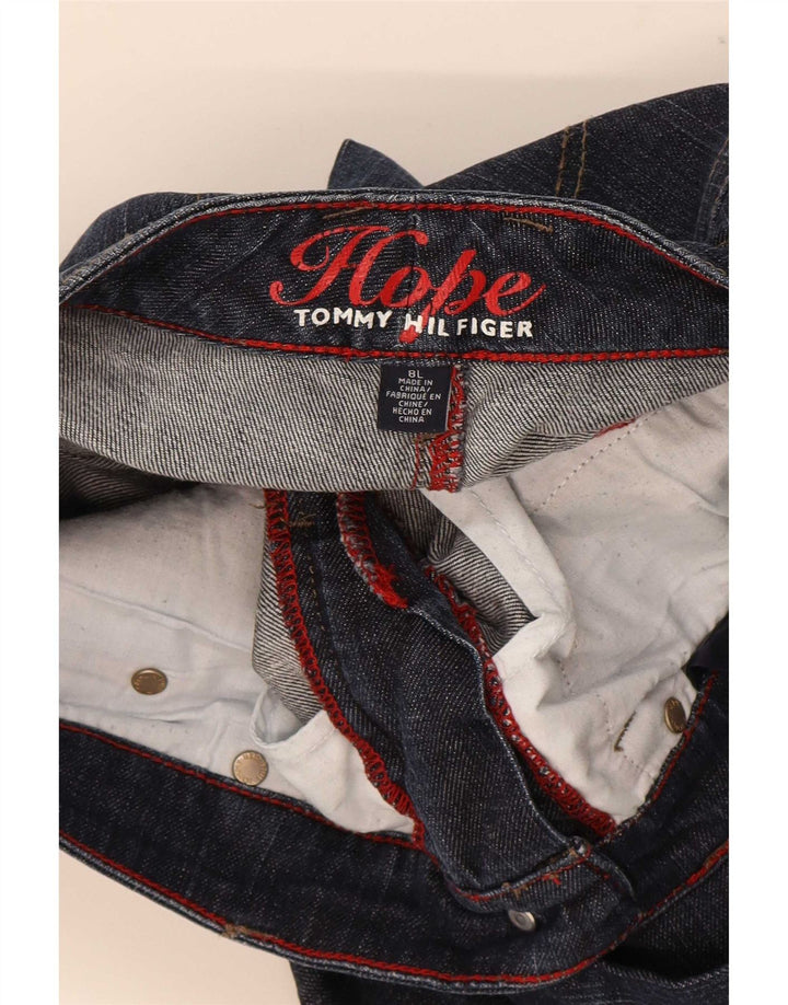 Tommy Hilfiger Donna Hope Flared Jeans US 8 Medio W32 L32 Blu Navy