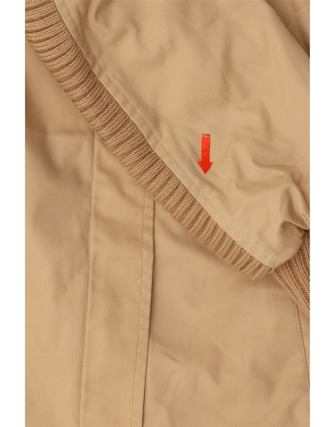 VINTAGE Womens Sherpa Jacket IT 44 Medium Beige Vintage Vintage and Second-Hand Vintage from Messina Hembry 