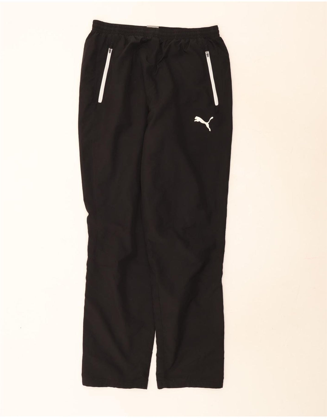 Pantaloni da tuta da donna Puma UK 14 Medium Black Poliestere Sports