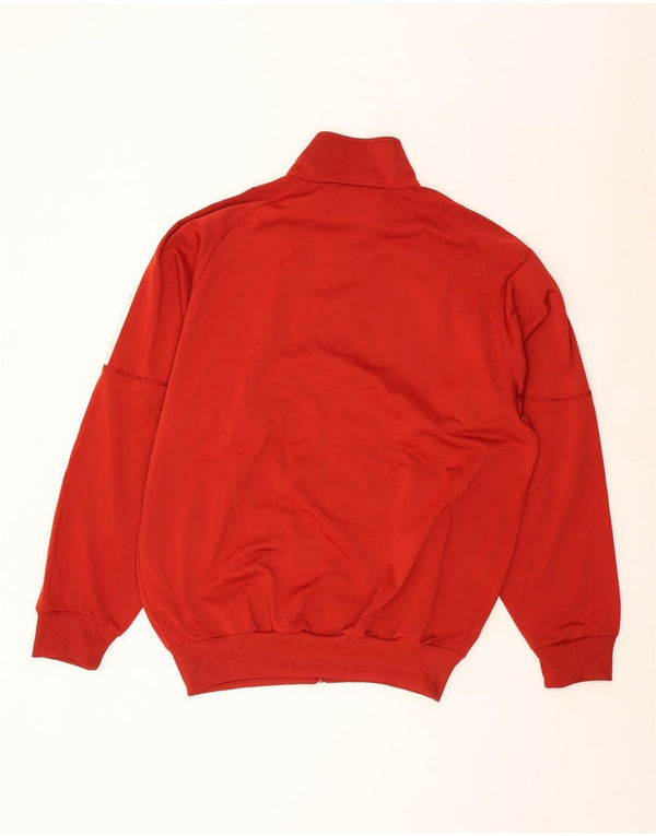 Giacca da tuta da uomo Adidas UK 40/42 poliestere rosso medio