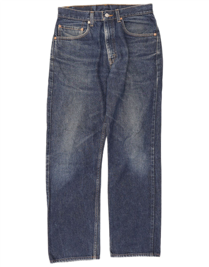 Jeans dritti da uomo Levi's 505 vestibilità regolare W31 L30 cotone blu