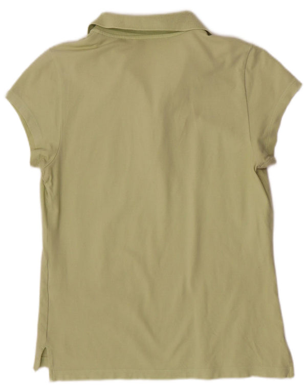Polo da donna Tommy Hilfiger UK 14 grande cotone verde