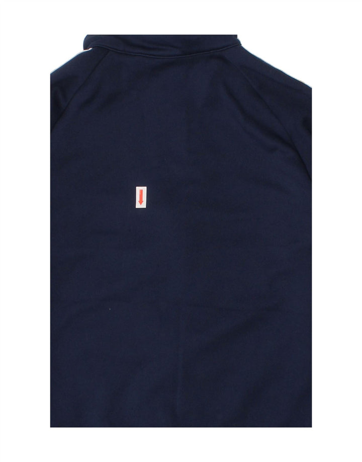 ADIDAS Boys Tracksuit Top Jacket 5-6 Years Navy Blue Polyester Sports Vintage Adidas and Second-Hand Adidas from Messina Hembry 