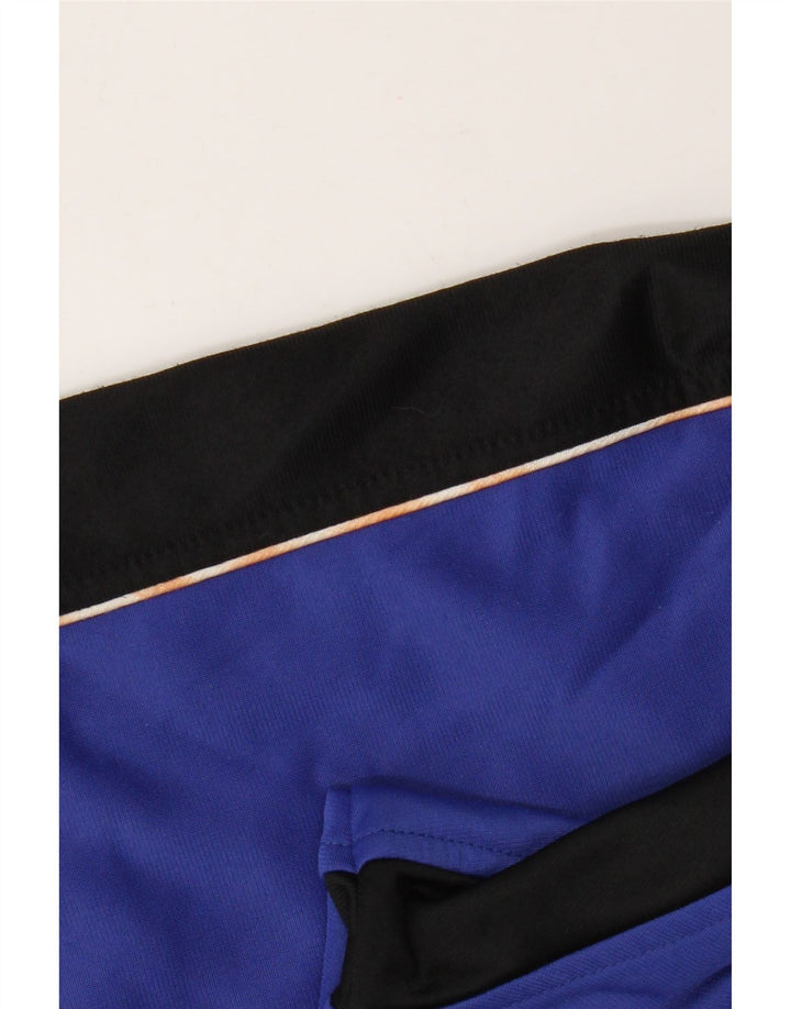 Giacca da tuta grafica da uomo Champion, piccola, in poliestere color block blu